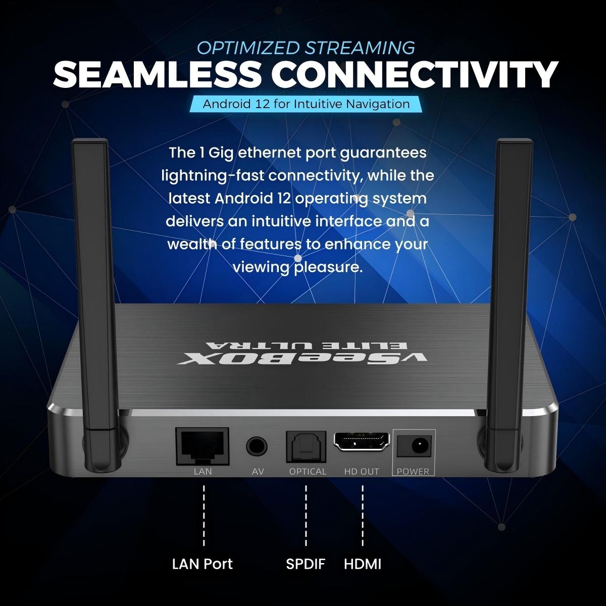 vSeeBox Elite Ultra Android TV box