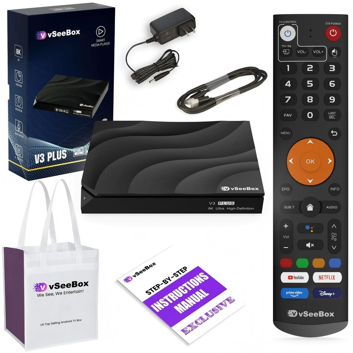 vSeeBox V3 Plua Android TV Box