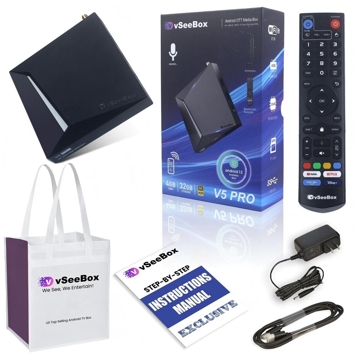 vSeeBox V5 Pro Android TV box