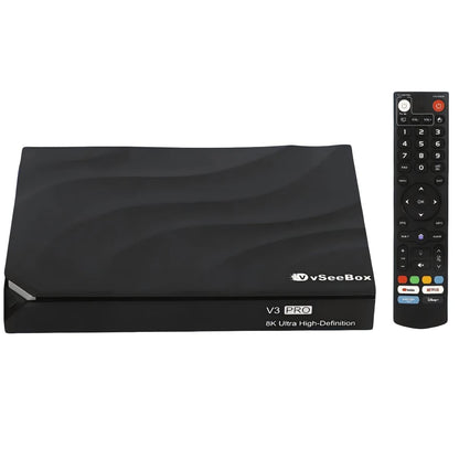 vSeeBox V3 Pro Android TV box front view